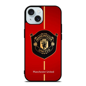 MANCHESTER UNITED MU LOGO iPhone 15 Case Cover MANCHESTER UNITED MU LOGO iPhone 15 Case Cover
