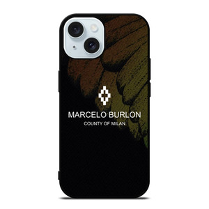 MARCELO BURLON WING LOGO iPhone 15 Case Cover
