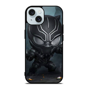 MARVEL BLACK PANTHER KAWAII iPhone 15 Case Cover MARVEL BLACK PANTHER KAWAII iPhone 15 Case Cover