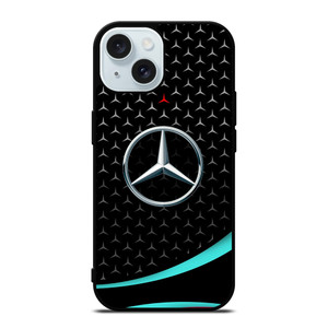 MERCEDES BENZ PATTERN LOGO iPhone 15 Case Cover