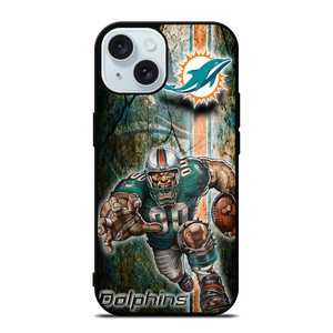 MIAMI DOLPHINS FOOTBALL iPhone 15 Case Cover