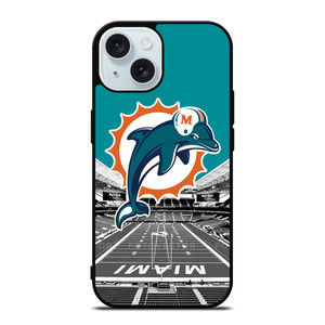 MIAMI DOLPHINS NFL FOOTBALL iPhone 15 Case Cover