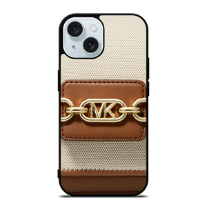 MICHAEL KORS MK LOGO HAND BAG iPhone 15 Case Cover