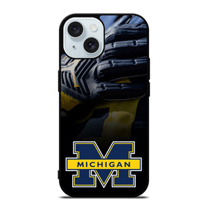 MICHIGAN WOLVERINES JERSEY GLOVES iPhone 15 Case Cover