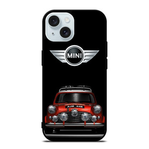 MINI COOPER CAR RETRO iPhone 15 Case Cover MINI COOPER CAR RETRO iPhone 15 Case Cover