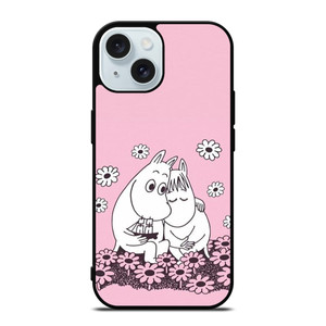 MOOMIN PINK iPhone 15 Case Cover MOOMIN PINK iPhone 15 Case Cover
