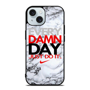 NIKE EVERY DAMN DAY MARBLE iPhone 15 Case Cover