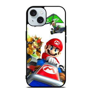 NINTENDO SUPER MARIO KART BROSS iPhone 15 Case Cover NINTENDO SUPER MARIO KART BROSS iPhone 15 Case Cover