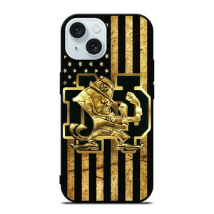 NOTRE DAME FIGHTING IRISH GOLD iPhone 15 Case Cover