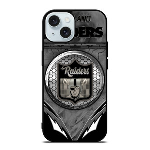 OAKLAND RAIDERS NFL LOGO iPhone 15 Case Cover