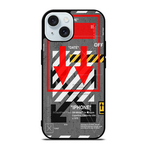 OFF WHITE ARROW DOWN iPhone 15 Case Cover OFF WHITE ARROW DOWN iPhone 15 Case Cover