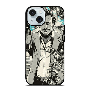 PABLO ESCOBAR NEW POSTER iPhone 15 Case Cover PABLO ESCOBAR NEW POSTER iPhone 15 Case Cover
