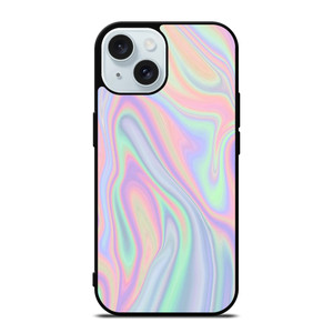 PASTEL COLOR ABSTRACT LIQUID iPhone 15 Case Cover
