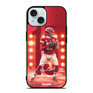 PATRICK MAHOMES 15 KANSAS CITY CHIEFS iPhone 15 Case Cover PATRICK MAHOMES 15 KANSAS CITY CHIEFS iPhone 15 Case Cover