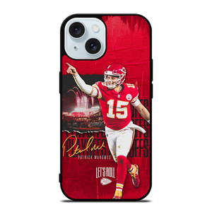 PATRICK MAHOMES KANSAS CITY CHIEFS iPhone 15 Case Cover PATRICK MAHOMES KANSAS CITY CHIEFS iPhone 15 Case Cover