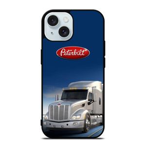PETERBILT TRUCK BLUE SKY iPhone 15 Case Cover PETERBILT TRUCK BLUE SKY iPhone 15 Case Cover
