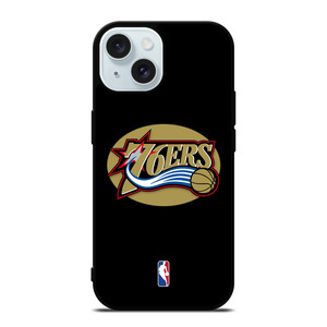 PHILADELPHIA 76ERS NBA GOLD LOGO iPhone 15 Case Cover