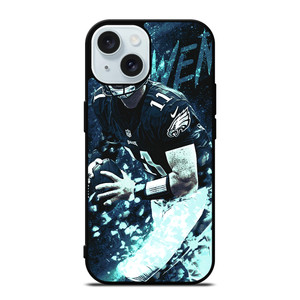 PHILADELPHIA EAGLES CARSON WENTZ iPhone 15 Case Cover PHILADELPHIA EAGLES CARSON WENTZ iPhone 15 Case Cover