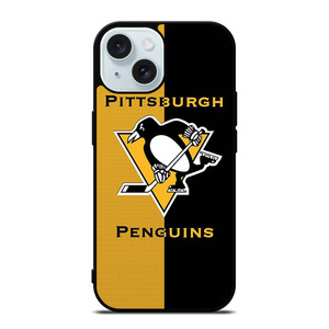 PITTSBURGH PENGUINS NHL SYMBOL iPhone 15 Case Cover PITTSBURGH PENGUINS NHL SYMBOL iPhone 15 Case Cover