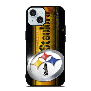 PITTSBURGH STEELERS ICON iPhone 15 Case Cover PITTSBURGH STEELERS ICON iPhone 15 Case Cover