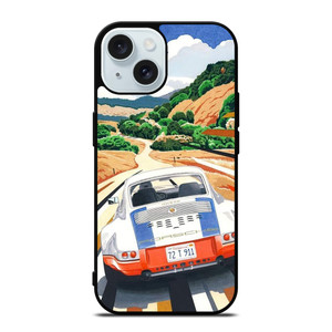 PORSCHE PAINTING ART iPhone 15 Case Cover PORSCHE PAINTING ART iPhone 15 Case Cover