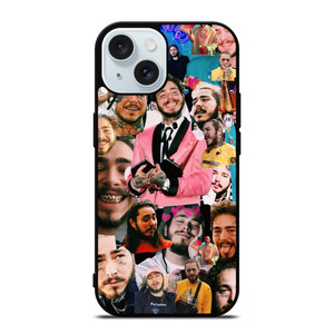 POST MALONE RAPPER COLLAGE iPhone 15 Case Cover