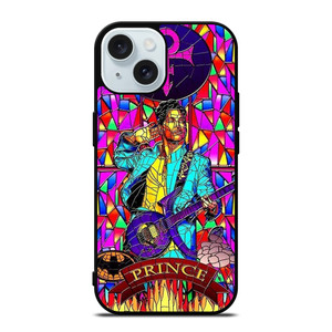 PRINCE PURPLE RAIN MOZAIK iPhone 15 Case Cover PRINCE PURPLE RAIN MOZAIK iPhone 15 Case Cover