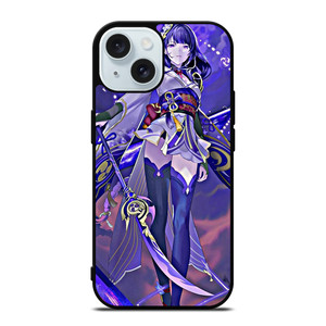 RAIDEN SHOGUN GENSHIN IMPACT GAME iPhone 15 Case Cover