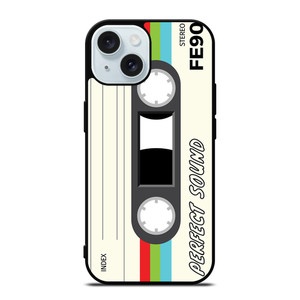 RETRO STEREO CASETTE TAPE iPhone 15 Case Cover RETRO STEREO CASETTE TAPE iPhone 15 Case Cover