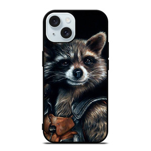 ROCKET RACCOON SMUDGE ART iPhone 15 Case Cover