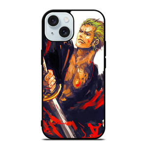RORONOA ZORO ONE PIECE ART iPhone 15 Case Cover RORONOA ZORO ONE PIECE ART iPhone 15 Case Cover