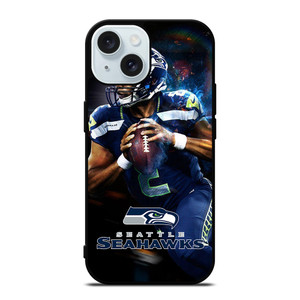 RUSSELL WILSON SEATTLE SEAHAWKS NFL iPhone 15 Case Cover