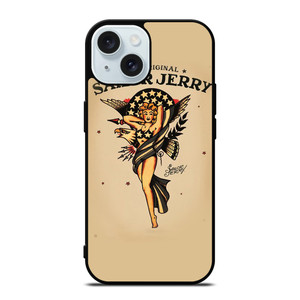 SAILOR JERRY NEW TATTOO iPhone 15 Case Cover SAILOR JERRY NEW TATTOO iPhone 15 Case Cover