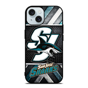 SAN JOSE SHARKS LOGO NHL iPhone 15 Case Cover SAN JOSE SHARKS LOGO NHL iPhone 15 Case Cover