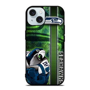 SEATTLE SEAHAWKS FOOTBALL iPhone 15 Case Cover SEATTLE SEAHAWKS FOOTBALL iPhone 15 Case Cover