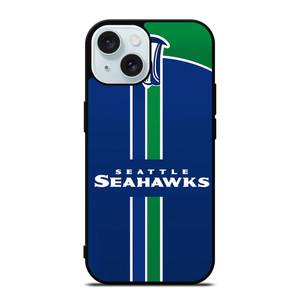 SEATTLE SEAHAWKS VERTICAL LOGO iPhone 15 Case Cover SEATTLE SEAHAWKS VERTICAL LOGO iPhone 15 Case Cover