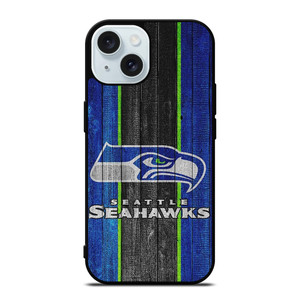 SEATTLE SEAHAWKS WOODEN LOGO NFL iPhone 15 Case Cover SEATTLE SEAHAWKS WOODEN LOGO NFL iPhone 15 Case Cover