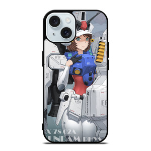 SEXY GIRL GUNDAM FAN ART iPhone 15 Case Cover