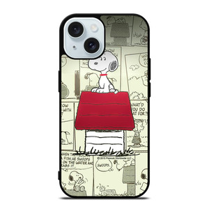 SNOOPY COMIC iPhone 15 Case Cover SNOOPY COMIC iPhone 15 Case Cover