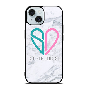 SOFIE DOSSI MARBELE LOGO iPhone 15 Case Cover SOFIE DOSSI MARBELE LOGO iPhone 15 Case Cover