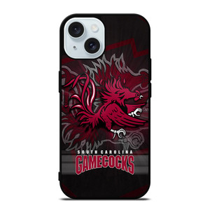 SOUTH CAROLINA GAMECOCKS ICON iPhone 15 Case Cover SOUTH CAROLINA GAMECOCKS ICON iPhone 15 Case Cover