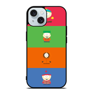 SOUTH PARK CHARACTER COLLAGE iPhone 15 Case Cover SOUTH PARK CHARACTER COLLAGE iPhone 15 Case Cover