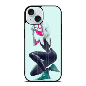 SPIDER VERSE SPIDER GWEN SPIDER WOMAN iPhone 15 Case Cover