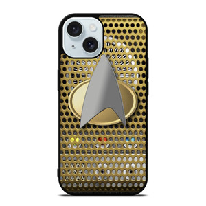 STAR TREK COMMUNICATOR SYMBOL iPhone 15 Case Cover STAR TREK COMMUNICATOR SYMBOL iPhone 15 Case Cover