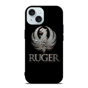 STURM RUGER FIREARM EMBLEM iPhone 15 Case Cover STURM RUGER FIREARM EMBLEM iPhone 15 Case Cover
