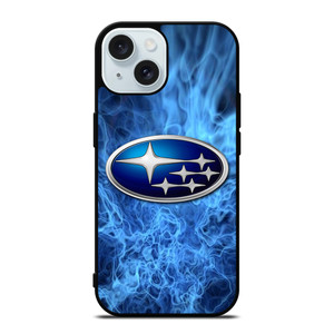 SUBARU BLUE FIRE LOGO iPhone 15 Case Cover SUBARU BLUE FIRE LOGO iPhone 15 Case Cover
