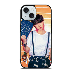 SUGA BTS BANGTAN BOYS KPOP iPhone 15 Case Cover SUGA BTS BANGTAN BOYS KPOP iPhone 15 Case Cover