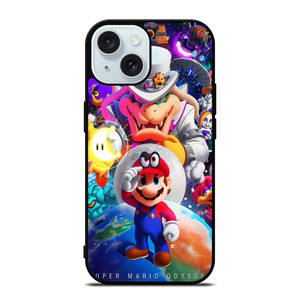 SUPER MARIO ODYSSEY GAME iPhone 15 Case Cover SUPER MARIO ODYSSEY GAME iPhone 15 Case Cover