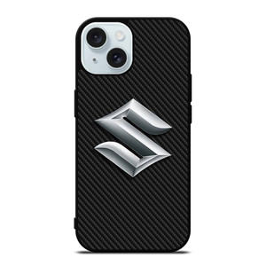 SUZUKI MOTOR CARBON LOGO iPhone 15 Case Cover SUZUKI MOTOR CARBON LOGO iPhone 15 Case Cover