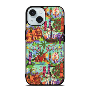 THE ENCHANTED TIKI ROOM DISNEY 2 iPhone 15 Case Cover THE ENCHANTED TIKI ROOM DISNEY 2 iPhone 15 Case Cover